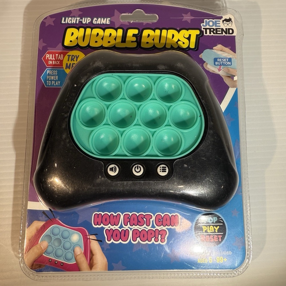 Joe Trend Bubble Burst Light-Up Pop It Game – Electronic Fidget Toy with Lights